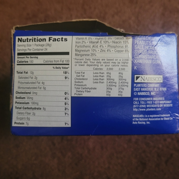 DALE JARRETT FORD Honey Roasted Peanuts -